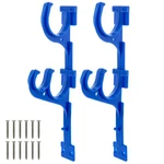 Plastic Swimming Pool Hanger Set, Hold Telescopic Poles, Nets, Brushes, Vacuums. Fixed Price $10.99.