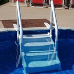 Mighty Above Ground Pool Steps. Fixed Price $199.99.