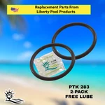 PTK-283 (2-PACK+LUBE) For Pentair/sta-rite 35505-1425,SYSTEM Bulkhead O-rings. Fixed Price $12.44.