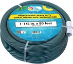 1-1/2" X 50 Foot Professional Heavy Duty Spiral Wound Swimming Pool Vacuum Hose. Fixed Price $112.61.
