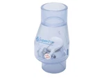 1.5"S Clear Swing Pvc Check Valve W/ .5# Spring (super-pro SP0821-15C). Fixed Price $42.70.