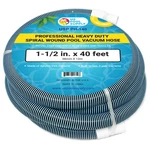 1-1/2" X 40 Foot Heavy Duty Spiral Wound Swimming Pool Vacuum Hose, Swivel Cuff. Fixed Price $69.99.