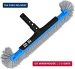 Tidymister 20'' Pool Brush Head For Cleaning Walls, Curved Side. Fixed Price $36.50.