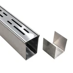 Channel Drain 2" Wide X 3' 3-5/8" Sections 1 Pc,silver Outdoor Pool Deck Dr.... Fixed Price $98.74.