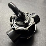 Cmp 3-WAY Diverter Valve 1.5" Socket X 2" Spigot Black Cpvc. Fixed Price $35.00.