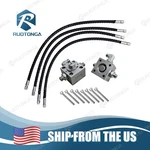 Three Way Diverter Valves And Four Hoses For 1-2 Ton Chinese Mini Excavator. Fixed Price $84.99.