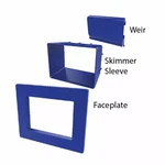 Gli Pool Products 99-15-1085-1OM-DKG Skimmer Kit 12-1/4" Wide Mouth Dark Gray. Fixed Price $108.56.