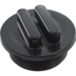 Plug, Praher Abs Side Mount Valves, 2"MPT, Black. Fixed Price $15.80.