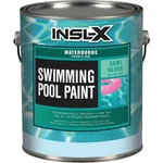Insl-x Gal. White Semi-gloss Waterborne Pool Paint WR1010092-01. Fixed Price $84.62.