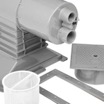 Hayward SP10852OMDGR 1.5"FIP Auto-skim Wide Track Skimmer W/square Cover-drk Gry. Fixed Price $231.57.