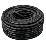 1/2" 100' Black, Flexible Pvc Split Corrugated Tubing, Wire Loom Uv Rated. Fixed Price $159.99.