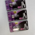 3 Pack Feit Electric Watt Dimmable Bulb BPQ100/CL/DC Bayonet Base. Fixed Price $14.99.