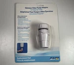 Game 4552 Above Ground Pool Skimmer Filter Pump Adapter Polygroup 1.25" 1.5". Fixed Price $9.99.