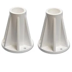 Saftron Polymer 6 Inch Pool Handrails Ladders Surface Mounting Base (2 Pack). Fixed Price $78.99.