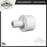 413-4370 Waterway Ribbed Barb Adapter Pvc Fitting 3/4" X 1-1/2" Spg White. Fixed Price $14.60.