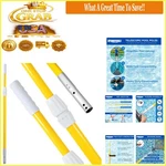 Hydrotools Fiberglass Telescopic Pool Pole 8-16FT Adjustable For Skimming & C.... Fixed Price $137.57.