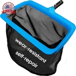 Tidymister Pool Skimmer Net With Self-repair Fine Nylon Mesh Bag, Leaf Rake. Fixed Price $31.54.