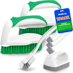 Holikme 7 Pack Deep Cleaning Brush Set, Scrub Pads With Scraper Tip For Pool Wal. Fixed Price $17.73.