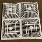 640-4770 V Pool Frame & Grate 18" X White New. Fixed Price $100.00.