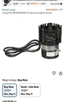 Goulds 6050U0016 Laing Thermotech Series Circulation Pump 1-230V 50/60HZ 60W. Fixed Price $295.66.