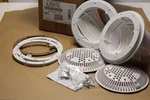 Pack Lot Hayward WG1048AVPAK2 Dual Suction Outlet 1-1/2" White. Fixed Price $109.99.