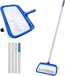 4.5FT Pool Skimmer Net With Lightweight Aluminum Pole For Easy Cleaning. Fixed Price $27.79.