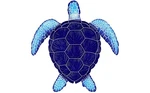 15" X 16" Loggerhead Turtle Blue (npt - Tloblum). Fixed Price $379.95.