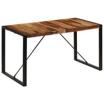 Vidaxl Solid Wood Dining Table 55.1X27.6X29.5 Industrial Style With Powder Co. Fixed Price $302.99.