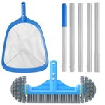 Tidymister 3PCS Cleaning Kit 12.5'' Brush With Round End & 11'' Skimmer Net .... Fixed Price $62.35.