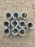 Lot Of 10 Intex Pool Ladder Step Mounting Sleeves Bushings Part #12630 Gray. Fixed Price $45.00.