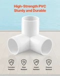Vevor 3-WAY Pvc Fittings, 1-INCH Pipe Joints Elbow Connector, 10-PACK Furnit. Fixed Price $29.90.