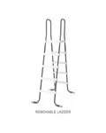 Intex Above Ground Steel Frame Swimming Ladder For 52-IN. Wall Height Pools. Fixed Price $87.99.