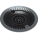 Aquastar Main Drain Grate,retro 8" Round,moflow,w/hardware,dark Gray (R8MF105). Fixed Price $41.89.
