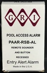 Gri Pool Access Alarm Paar-rsb-al, Remote Sounder & Button-recessed-entry Alert. Fixed Price $22.46.