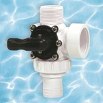 Central 6.25" White Swimming Pool Spa Right Outlet 3-WAY Ball Valve. Fixed Price $26.45.