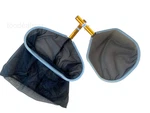 Professional Swimming Pool Leaf Skimmer Net And Rake Kit - Black. Fixed Price $46.63.
