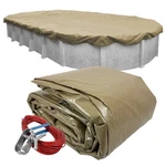 Pool Mate 21 41 Ft Extrastrength Sandstone Winter Oval Cover For Above.... Fixed Price $90.44.