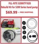 Fill-rite 5200KTF1828 Fuel Repair Kit For Series Piston Pumps. Fixed Price $69.99.