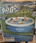 Bestway H2O Go! Swimming Pool Fast Set Up 8FT X 26 Round Family Summer. Fixed Price $38.00.
