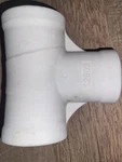 Used Intex White Plastic T-connector For 18'X48" Prism Frame Pool, Part # 12803. Fixed Price $5.00.