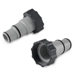 Intex Adapter Pair 8 Inch Gray Converts Threaded Hoses For Pool Pumps. Fixed Price $16.89.