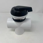 Waterway 2" Top-access Diverter Valve Body 602-0910, White/black, Slip. Fixed Price $16.49.