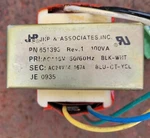 Raypak Deltamodels 399B 2339B Jhp Transformer 651393 100VA Pri AC115V Sec AC24V. Fixed Price $87.50.