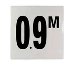 Inlays C612709 D/m 6X6 Smooth 0.9 Blk/wht. Fixed Price $25.11.
