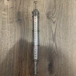Vintage Floating Dairy Glass Thermometer Metal Cage Country Kitchen Shabby Chic. Fixed Price $19.99.