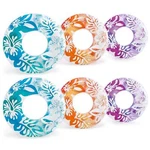 Intex Colorful Transparent Inflatable Swimming Pool Tube Raft (6 Pack) 59251EP. Fixed Price $26.05.