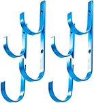 Aluminum Pool Pole Hanger Set, 2PACK With 4 Hooks For Telescoping Tools. Fixed Price $18.53.
