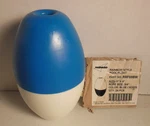 Harvard Rainbow Style Pool Float 5"X9" Blue & White Rope Size 3/4" RBF59BW. Fixed Price $10.75.