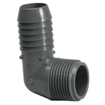 Manufacturer Varies Pvc Male Elbow, 90 Degrees, Insert X Mnpt, 1/2 Pipe Size. Fixed Price $10.83.